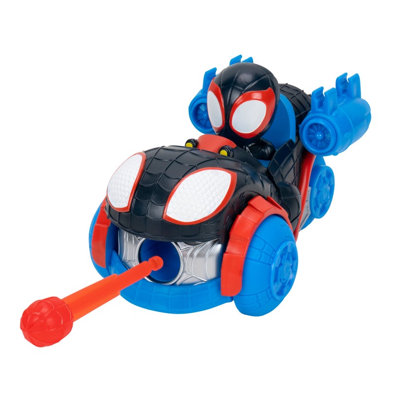 MARVEL Spidey N Friends Web Dart Zoomer Play Vehicle - Spin | Marvel | Spiderman | Toy Vehicle | Toy Car | Collectible Toys | Encourages Imaginative Play & Motor Skills Development | Gift for Kids & Toddlers - Image 3