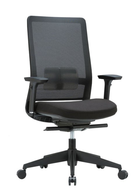 Comfortable Staff Chair With Auto Self Adjusting Mechanism And Adjustable Seat Depth