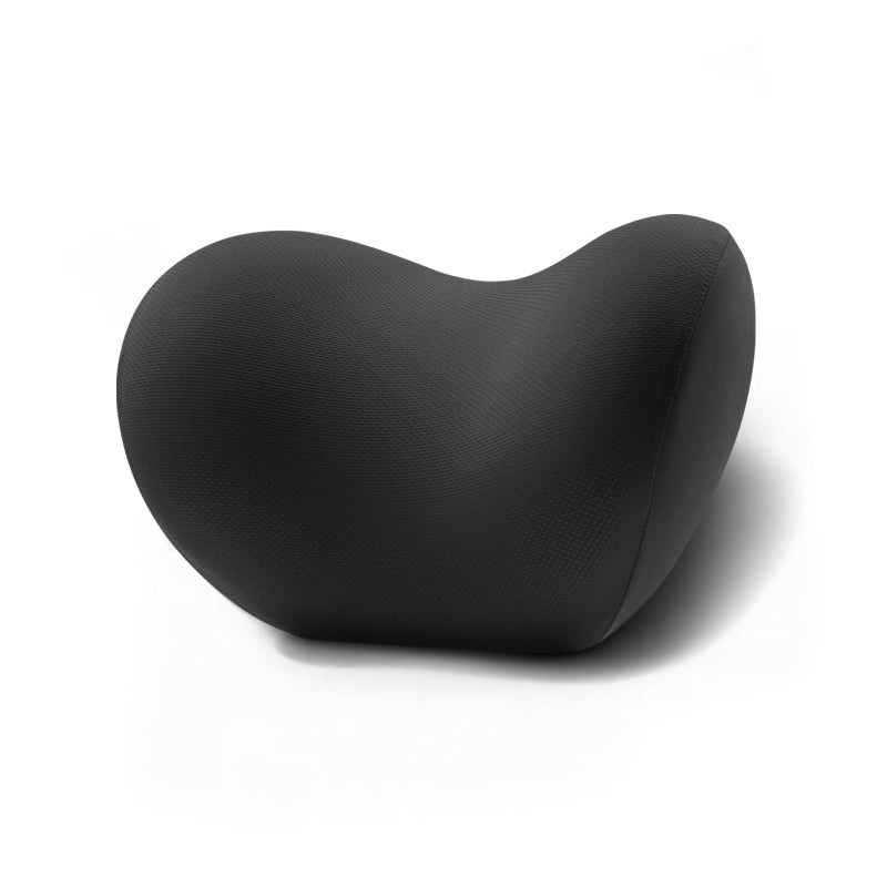 BEBAS Memory Foam Car Headrest Pillow - Breathable Neck Support Pillow for Driving, Universal Fit Cars/SUVs/Tesla/Toyota & Office Chair, Removable Cover (Black, 1-Pack) - Image 1