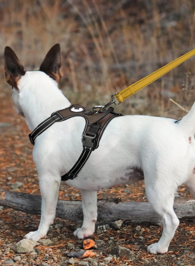 Joytale Double-Sided Reflective Dog Leash, 6 FT/5 FT/4 FT, Padded Handle Nylon Heavy Duty Leashes for Small & Medium Dogs Walking, Khaki, 6FT - Image 3