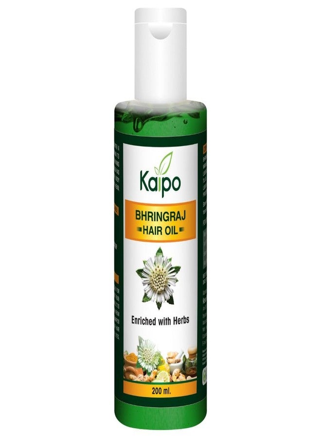 KAIPO Bhringraj Hair Oil | Hair Growth Oil| Reduces hairfall | Natural Ingredients | Grows New Hair (200ml (Pack Of 1)) - Image 1