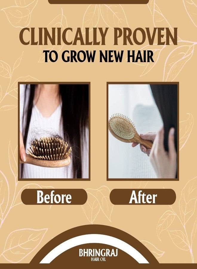 KAIPO Bhringraj Hair Oil | Hair Growth Oil| Reduces hairfall | Natural Ingredients | Grows New Hair (200ml (Pack Of 1)) - Image 3