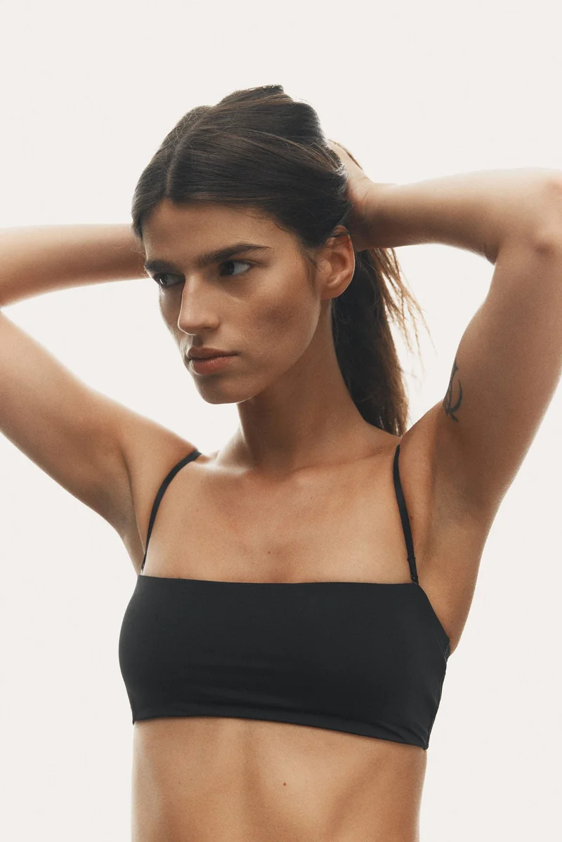 اتش اند ام حمالة صدر باندو من الجيرسيه المبطن