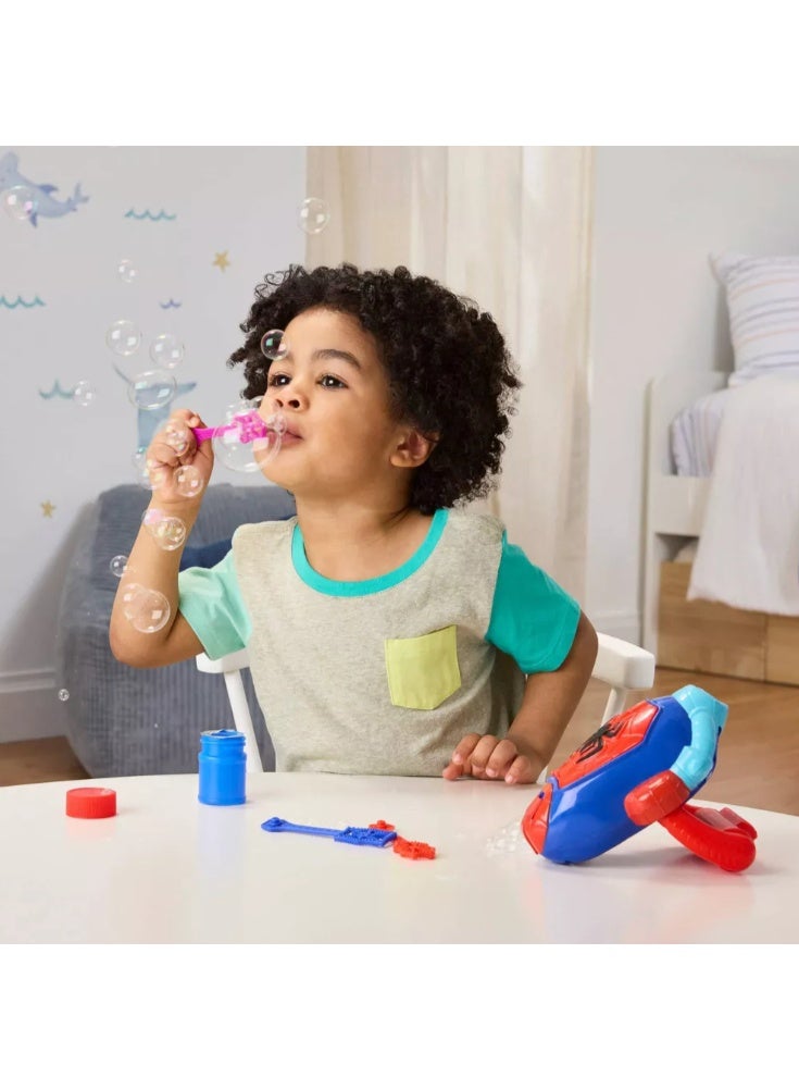 Hasbro Marvel هاسبرو مارفل سبايدي وأصدقاؤه المذهلون مسدس فقاعات شبكة الماء - Image 4
