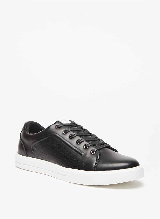 LBL by Shoexpress Men's Textured Lace-Up Sneakers  - Image 3