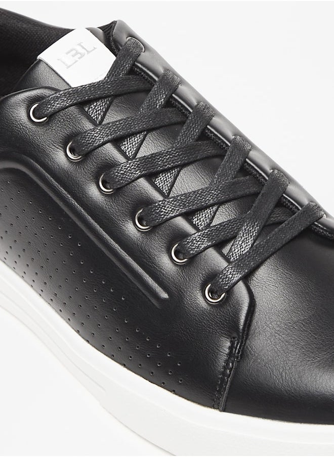 LBL by Shoexpress Men's Textured Lace-Up Sneakers  - Image 5