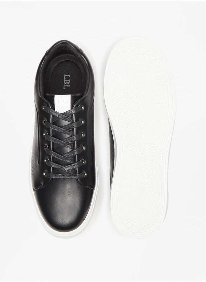 LBL by Shoexpress Men's Textured Lace-Up Sneakers  - Image 4