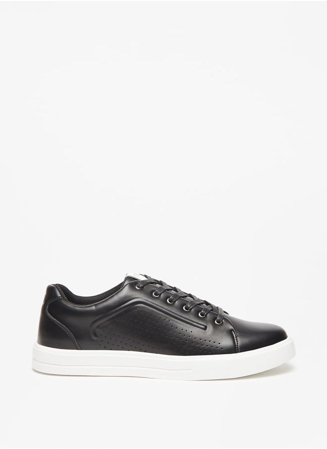 LBL by Shoexpress Men's Textured Lace-Up Sneakers  - Image 1