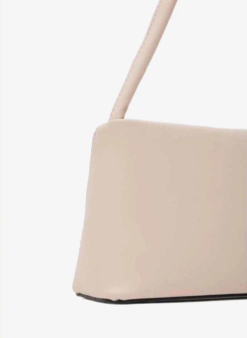 Shule Bags  Capella Basic Baguette Bag Cream for Women | Best Price UAE