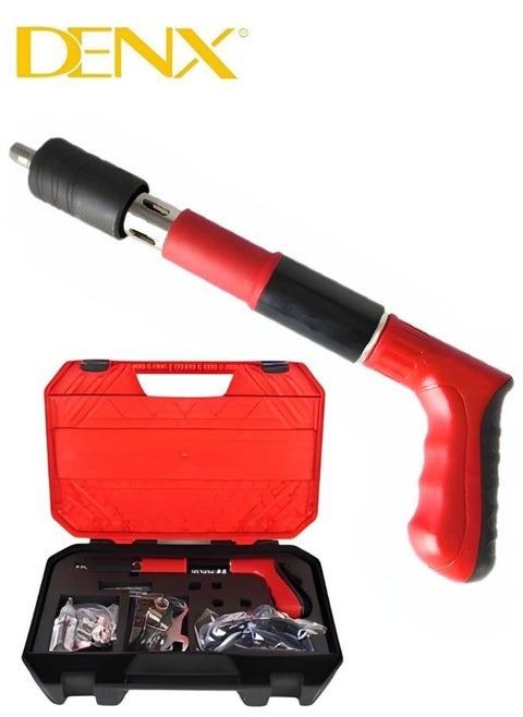 Small Steel Hand Nailer, Wire Slit Decorating, Shot Gun for Penetrating Concrete Walls, Diameter 7.3mm, Adjustable Force
