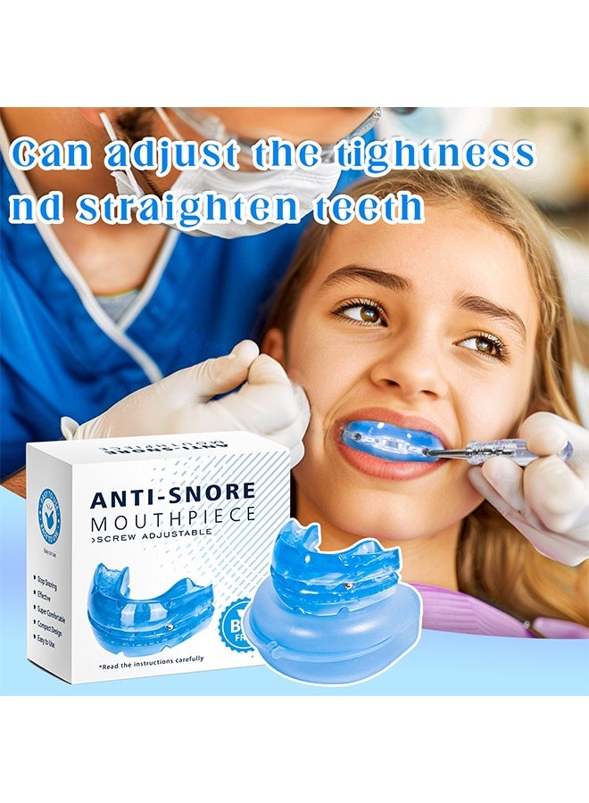 OceAura Anti-Snoring Mouth Guard Adjustable Mouthpiece Night Time Teeth Mouthguard Sleeping Bite Guard For Bruxism And Stop Snoring Custom Molding Adjustability, Snoring Reduction Aid For Men And Women - Image 2