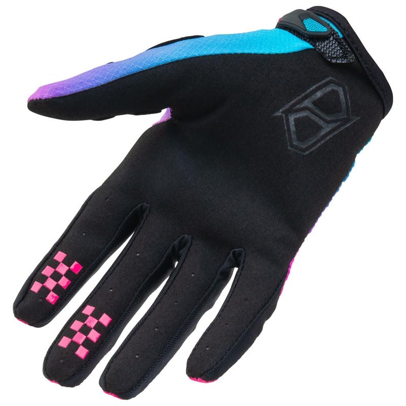 MSR Nova MTB Mountain Bike Dirt Bike Motocross MX BMX Outdoor Sports ATV UTV Powersports Riding Gloves for Women Medium Blue/Pink - Image 2