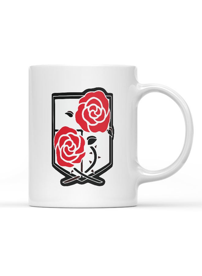 LIT Attack on Titan Mug Attack on Titan Mug for Coffee Garrison Regiment Gift Mug PCB Design Attack on titan Emblem Tattoo Design Rose-Manga Comic Style - Image 1