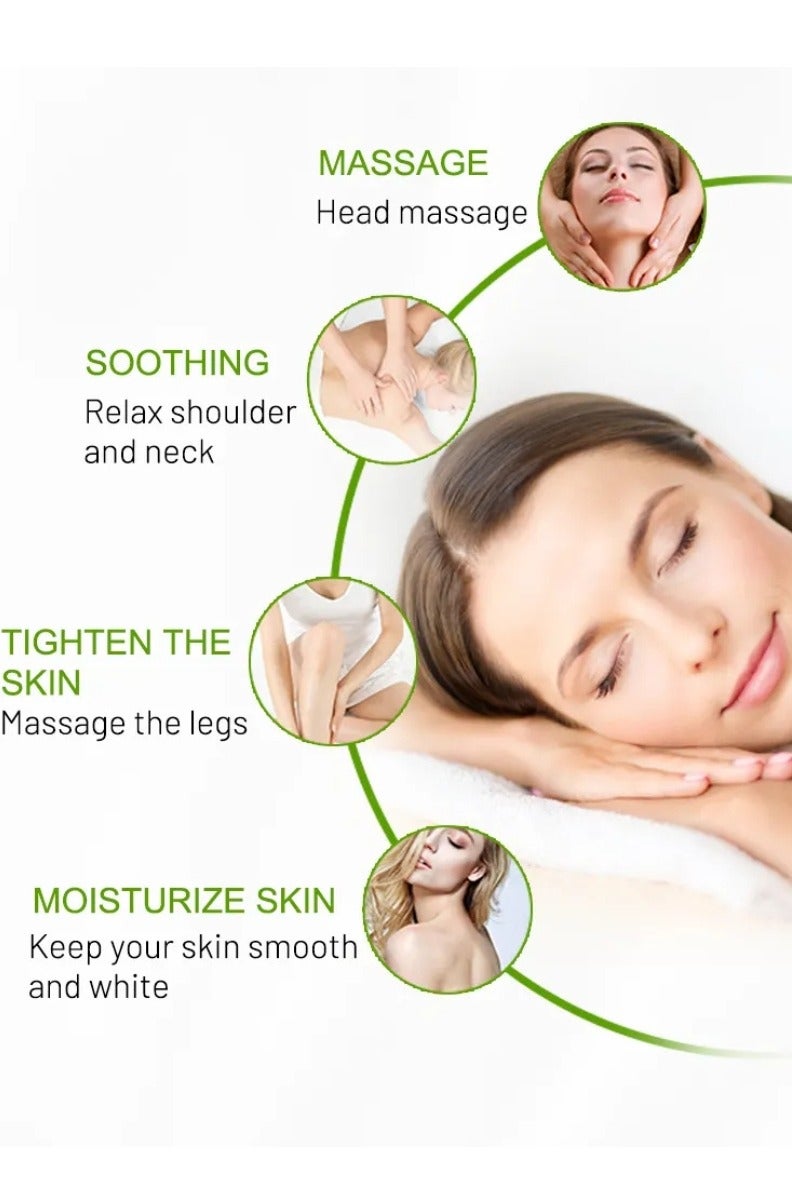 Disaar 100ml Aloe Vera Miracle Whitening Moisturizing Oil Anti Acne Remove Mites Repair After Sun Exposure Skin Brightening Massage Body Oil Natural Essential Oil Aloe Vera Body Oil - Image 4