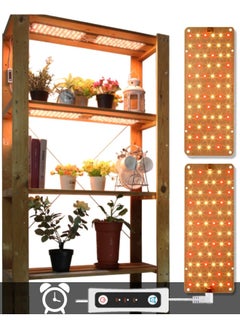 Aplant Aplant Grow Light, 20W Ultra-Thin Led Grow Lights For Indoor Plants Full Spectrum, 6/10/12H Timer Plant Light, 132 Leds Under Cabinet Plant Growing Lamp Strip For Seedlings, Veg, Flowers
