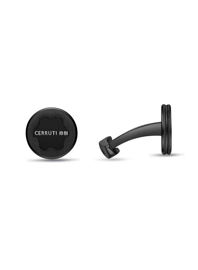 شيروتي 1881 Marco Pen and Cufflinks Black Set box for Men's