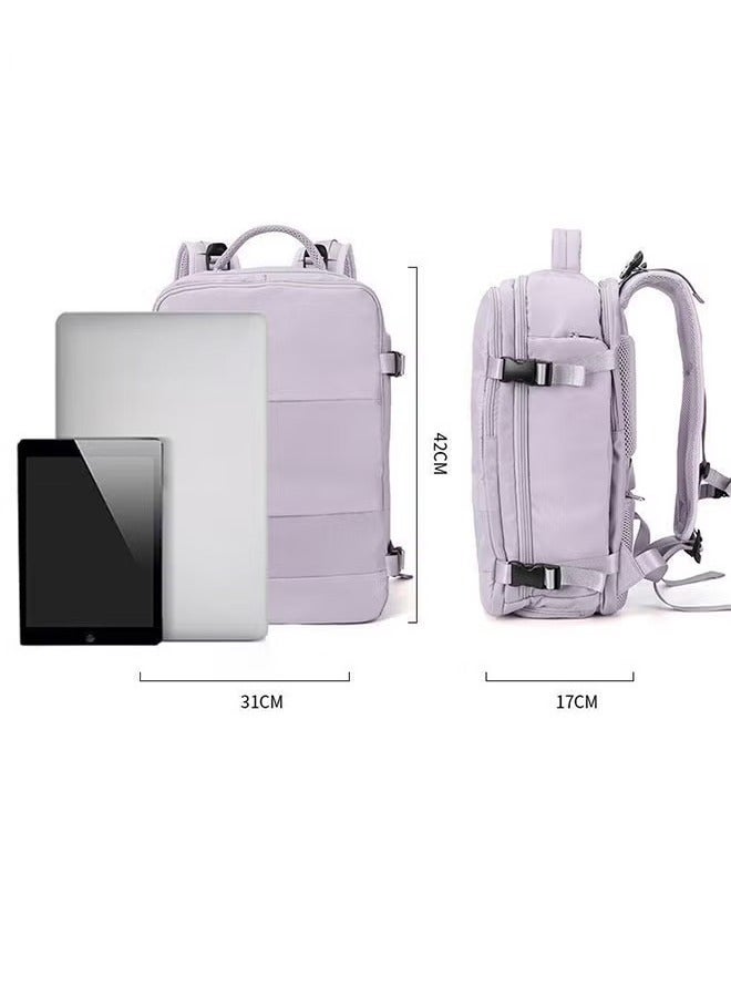 Canway Travel Backpack for Men Women Carry On Backpack with USB Charging Port Shoe Compartment 15.6 Inch Laptop Backpack Flight Approved College School Bag Casual Daypack for Weekender Business Hiking - Image 4