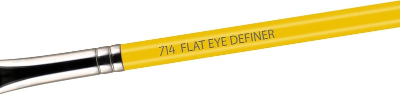 Bdellium Tools Studio Flat Eye Definer Makeup Brush - Yellow - Image 4