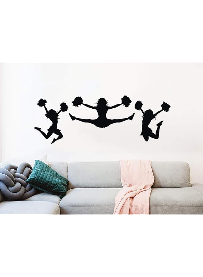 Raxoom BPA I Cheer Wall Decal Sports Girl Cheerleader Sport Wall Decals Vinyl Stickers Teens Nursery Baby Room Home Decor Art Bedroom Design Interior C289 - Image 1