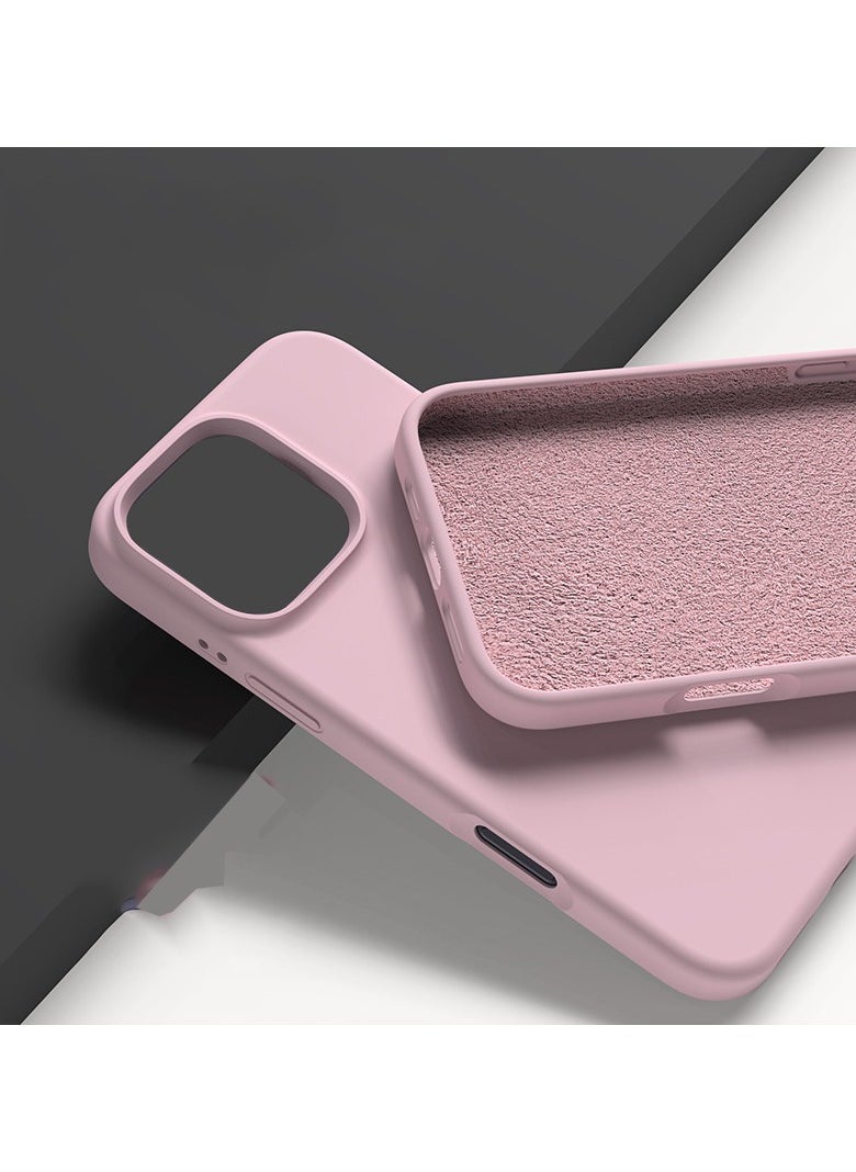 Generic - for Apple 14puls phone case pink ultra-thin iPhone 14puls frosted protective case with large hole lens all inclusive - Image 1