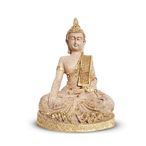 Mariner's Creation BHUMI SPARSH MUDRA Buddha Statue,Idol for Gift and Home Decor,SHOWPIECE for LIVINGROOM | Christmas Gift | Buddha SHOWPIECE | House Warming Gift - Image 1