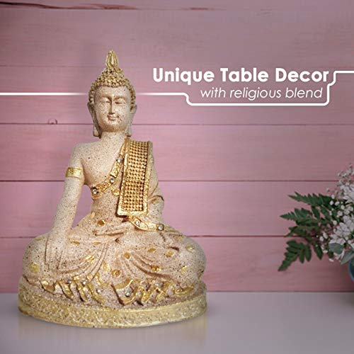 Mariner's Creation BHUMI SPARSH MUDRA Buddha Statue,Idol for Gift and Home Decor,SHOWPIECE for LIVINGROOM | Christmas Gift | Buddha SHOWPIECE | House Warming Gift - Image 4