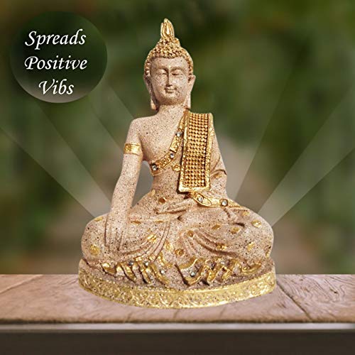 Mariner's Creation BHUMI SPARSH MUDRA Buddha Statue,Idol for Gift and Home Decor,SHOWPIECE for LIVINGROOM | Christmas Gift | Buddha SHOWPIECE | House Warming Gift - Image 2
