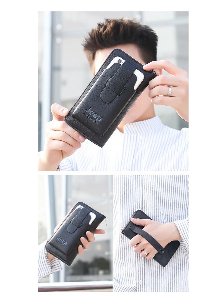 Jeep Buluo Pocket wallet with mobile phone case - practical - black  - Image 3