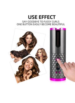 General Auto Rotating Curling Iron, Cordless Hair Curler, 6 Time Modes, LCD Display, Wireless, USB Rechargeable, Mini Hair Curler for Wavy Hair  - Image 4