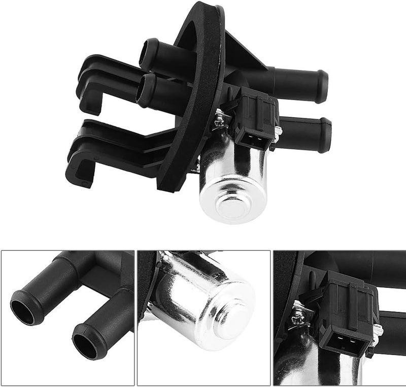Heater Control Valve Replacement for 1996-2001, 1997-2006, Black Plastic Metal - Durable Construction, Easy Installation, Engine Coolant Flow Control - Image 2