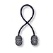 LXQQFUN EDC Titanium Alloy Fidget Beads Parachute Cord Lanyard Beads Skill Toys Worry Fidget Beads Leisure Toys Suitable for Many Scenes Flame Texture - Image 2