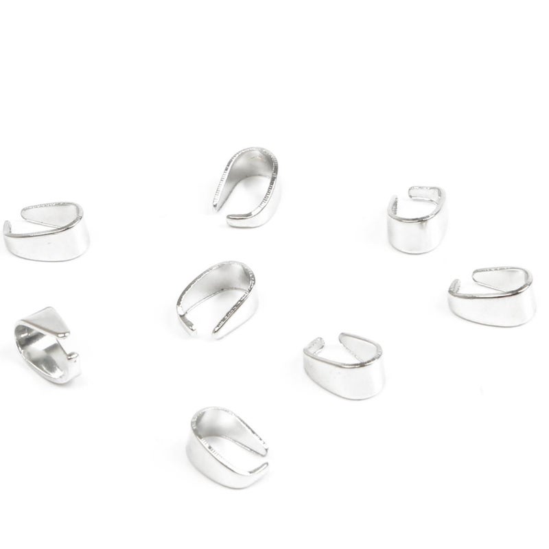 Cross-border best selling 4 × 9mm iron melon buckle hanging claw buckle fork buckle wrong mouth DIY jewelry accessories materials wholesale Silver