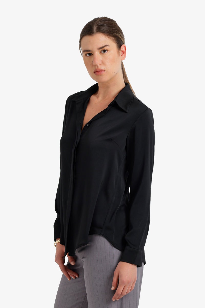Carina Hidden Placket Shirt - Image 3
