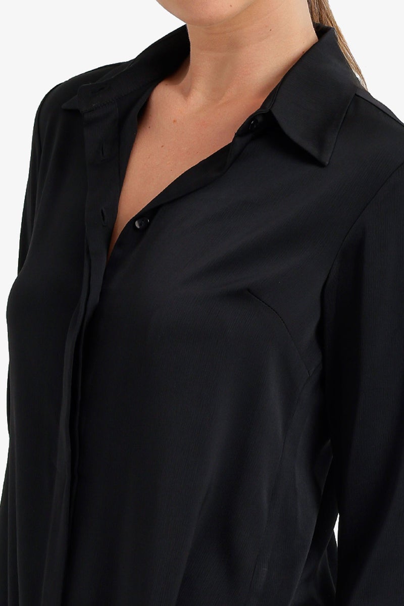 Carina Hidden Placket Shirt - Image 5