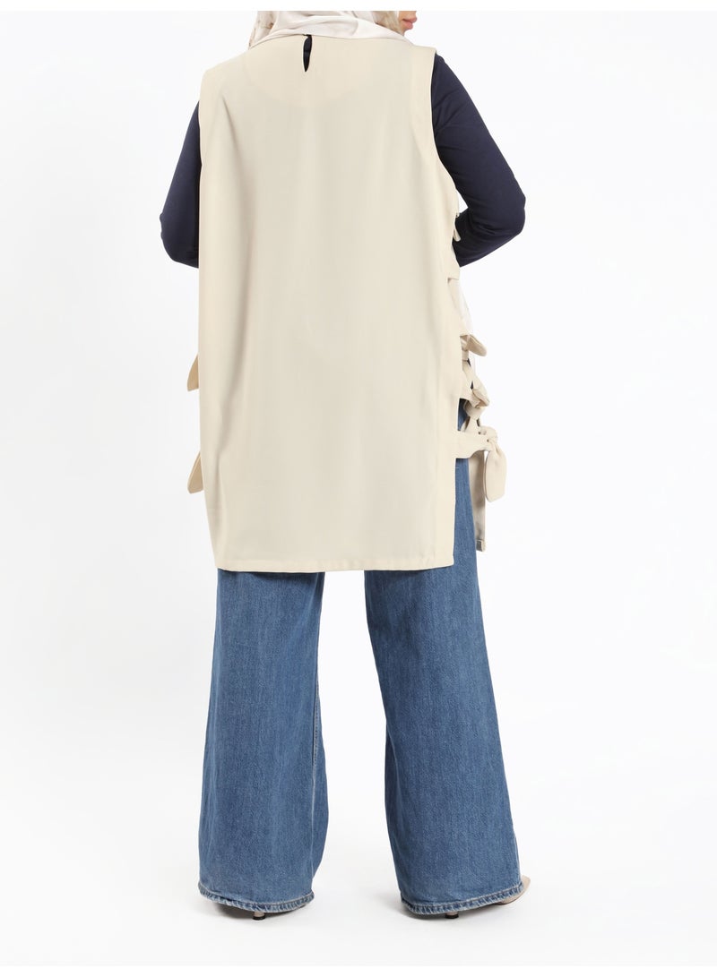 ايمالينا فاشون Bow Tie Vest - Image 3