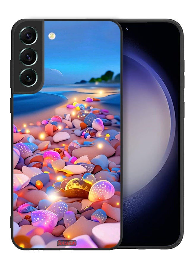 Tolwak Samsung Galaxy S21 FE 5G Protective Case Cover Stones Art - Image 2