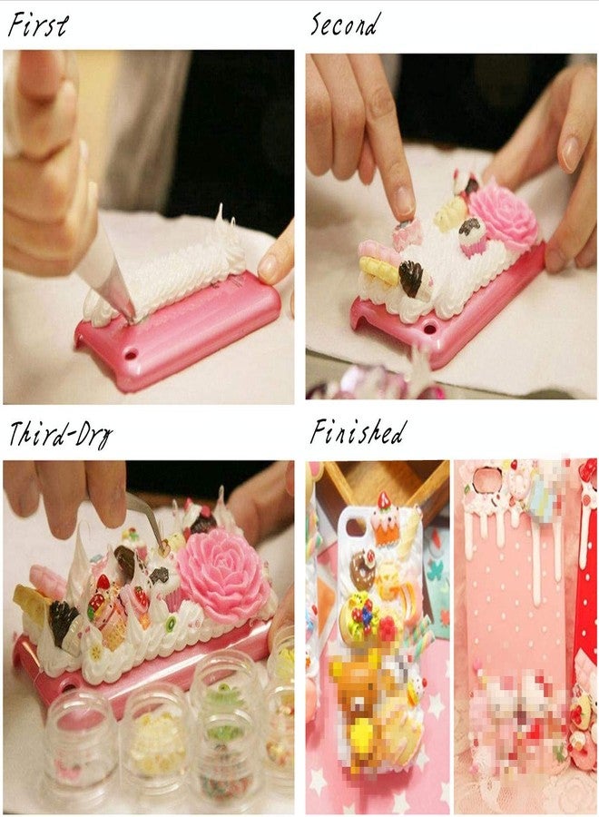 Zhiheng Random 30 Pack Cute Candy Plastic Beads Fruit Dessert Ice Cream Resin Charms Slices Flatback Buttons for Handcraft Accessories Scrapbooking Phone Case Decor (Chocolate) - Image 4