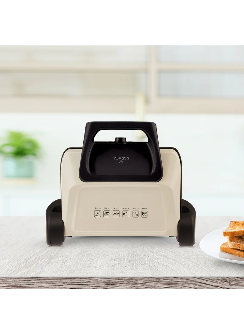 كاراجا Future Plus Bio Diamond Grill and Toaster Rouge Red