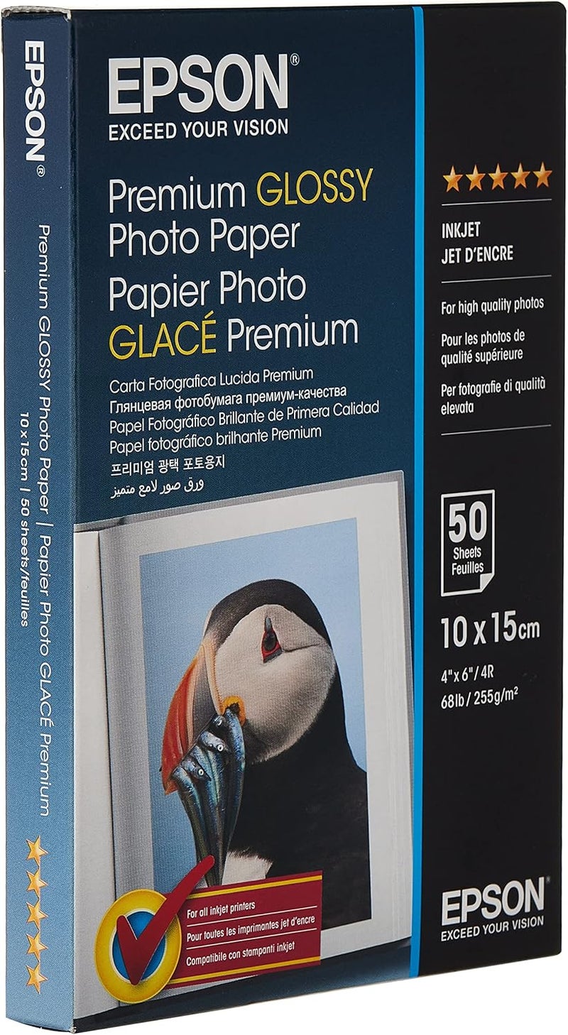 EPSON Premium Glossy Photo Paper - 10x15cm - 50 Sheets - Image 3