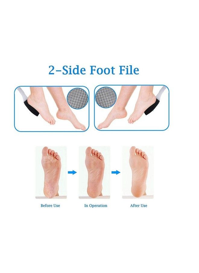 Brushman Curved Foot File Pedicure Foot Rasp File Callus Remover Doublesided Foot Rasp Foot File Pedicure Tools Foot Care Pedicure To Remove Hard Skin(Grey) (Foot File Ecp160) (Pack Of 1)  - Image 5