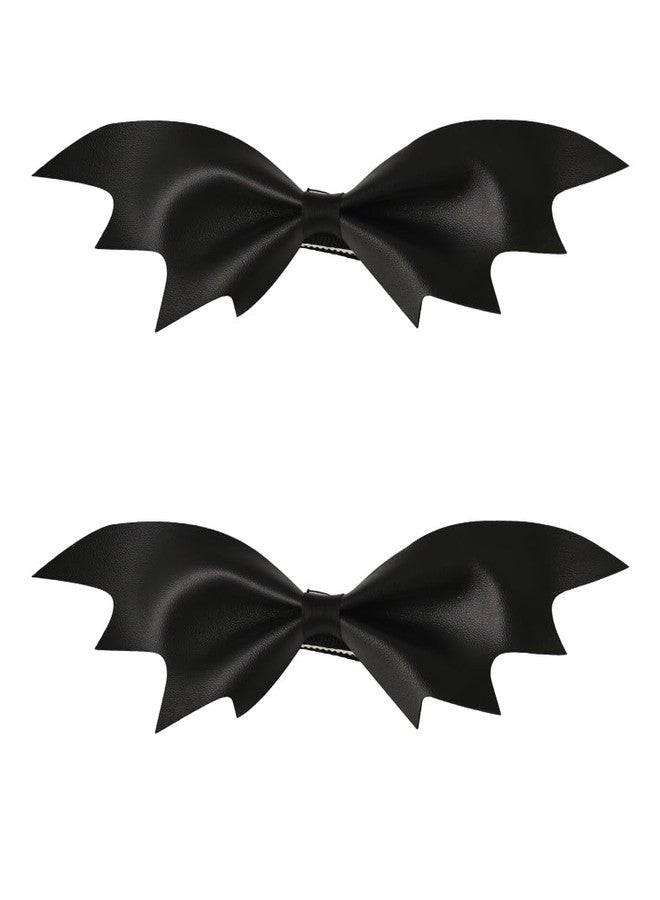 Sisadodo Halloween Bat Hair Clips for Women Woman Halloween Costume Accessories for Women Bat Hair Barrettes for Female HalloweenDecorations for Woman Goth Hair Clips for 2 Pcs - Image 1