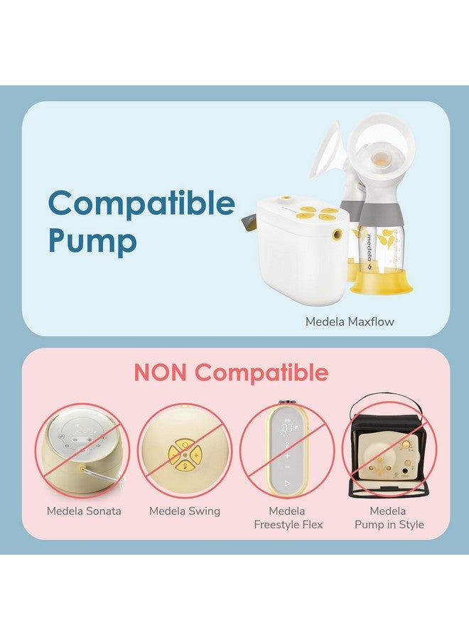 Maymom Tubing Compatible with New Pump in Style Maxflow Breast Pump. Not Original Medela Pump Parts Replacement Tubing Replace Medela Tubing. Work with Medela PersonalFit Connector. BPA Free DEHP Free - Image 2