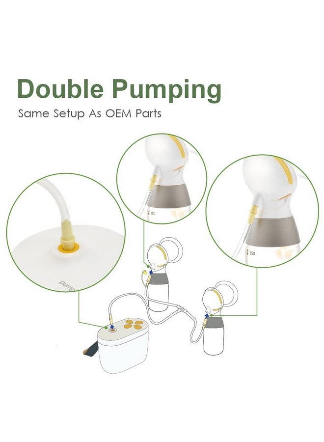 Maymom Tubing Compatible with New Pump in Style Maxflow Breast Pump. Not Original Medela Pump Parts Replacement Tubing Replace Medela Tubing. Work with Medela PersonalFit Connector. BPA Free DEHP Free - Image 5