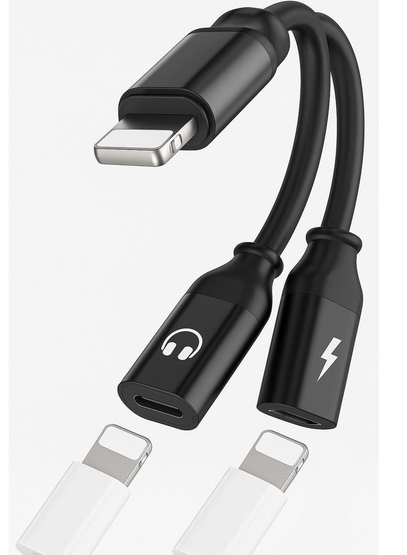 micro speed Lightning to Dual Lightning Adapter, 2-in-1 OTG Audio & Charging - Image 4