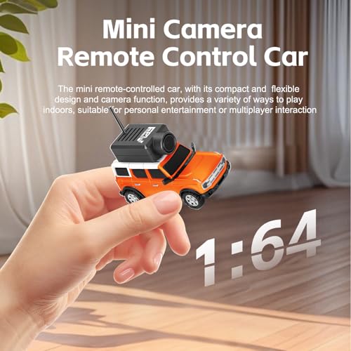 GoolRC WLtoys 6405C Mini RC Car 24GHz 164 Scale FPV Remote Control Car with Camera 720P and Gyro APP Control Vehicle with 2 Trailers and LED Lights for Adults Blue - Image 5