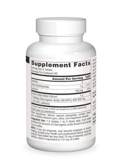 Source Naturals Energizing Green Coffee Extract 500 Mg Tablet 120 Count  - Image 4