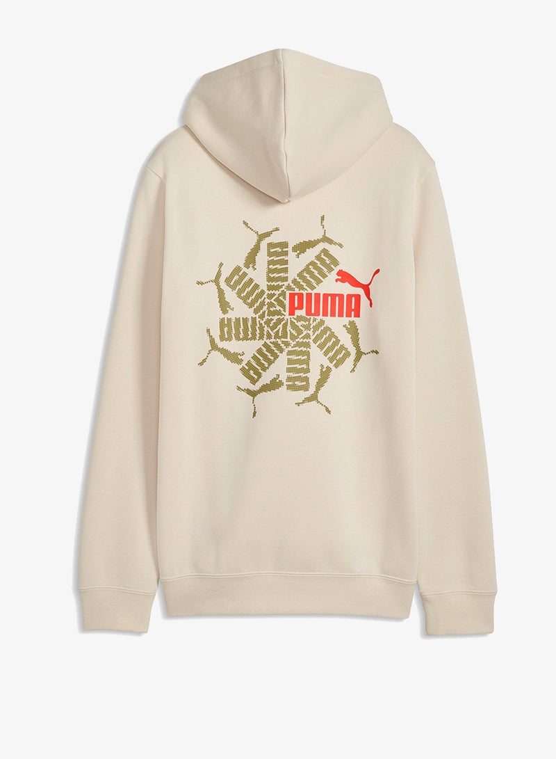 PUMA Youth Essential Logo Lab Back Graphic Hoodie - Image 2