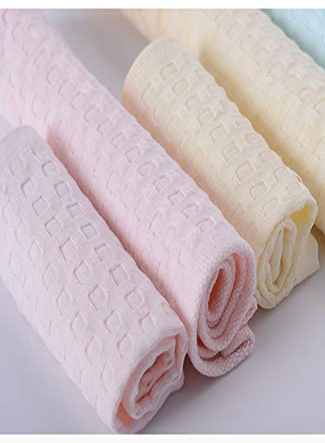 Kitchen Sharp Baby Boy's and Baby Girl's Cotton Handkerchief Cum Nursing Towel Self Hanky (Size 10.5 x 10.5 inch) (Pack of 6) (Soft Cotton Check) - Image 4