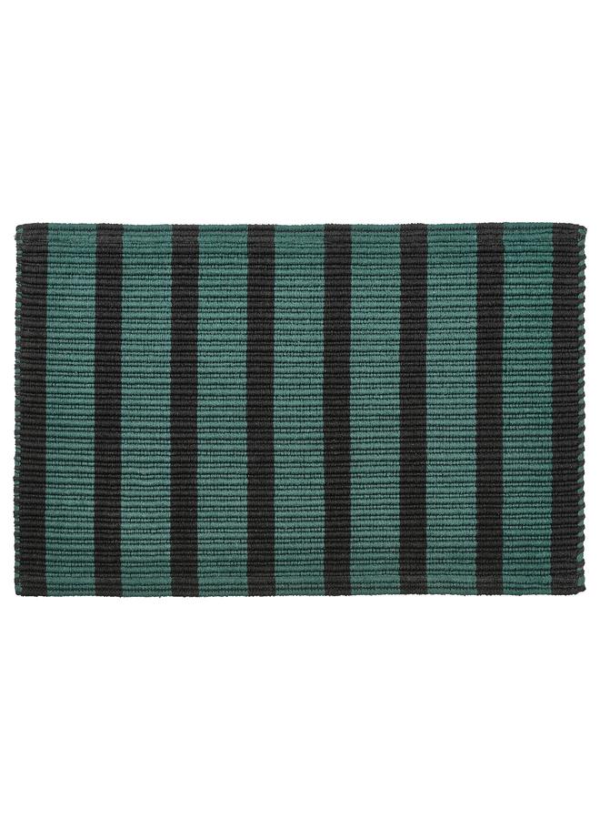 Zaboon Door mat, blue-green/black, 40x60 cm - Image 1
