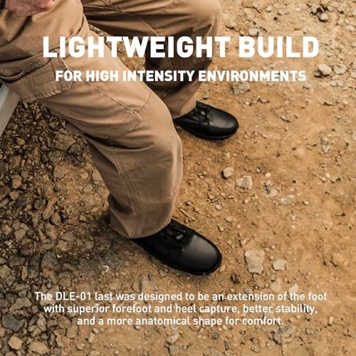 Danner Tachyon Gore-Tex 8" Tactical Boots for Men - Waterproof Full-Grain Leather & 500D Nylon with Speed Lace, Comfort Footbed, and Non Slip Traction Outsole, Black - 9.5 D - Image 5